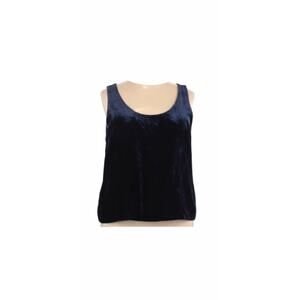J.Crew Velvet navy blue Tank Top 20 NWT #J4925